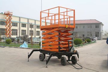 四轮移动式10米升降机价格批发